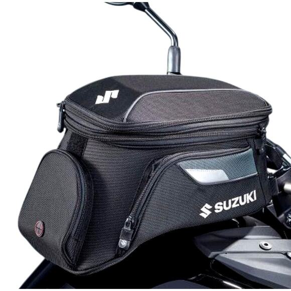 Suzuki 2025 Large Ring Lock Tank Bag Genuine Expandable Biker Moto 990D0-04600 - Picture 4 of 16